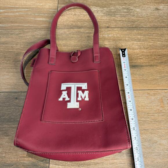 Texas A&M Purse HandBag NCAA Creations Alan Stuart New W Tags Football - Picture 3 of 7